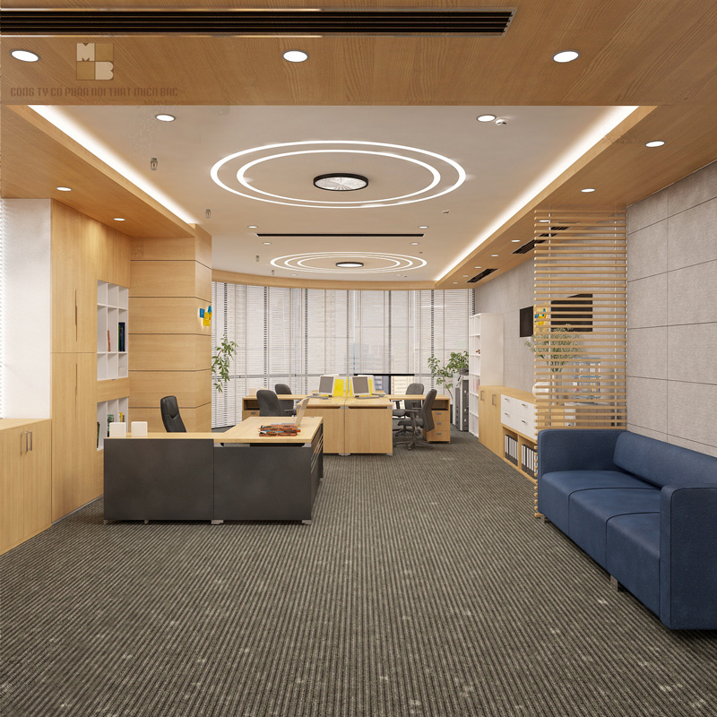Thiết kế văn phòng cao cấp - Phòng  thư ký chuyên nghiệp và hiện đại - H2